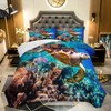 AILONEN Sea Turtle Comforter Set, Sea Turtle Bedding Set for
