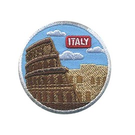 Italy - Roman Colosseum - Rome Italian Travel 2" Iron On Embroidered Patch