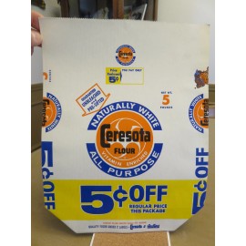 CERESOTA FLOUR BAG (Standard Milling Company, Kansas City, MO)---New Old Stock