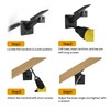 Adjustable Handrail Brackets - Heavy Duty Stair Railing Brackets with