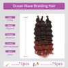 Ocean Wave Crochet Hair 24 Inch 3 Packs Deep Wave
