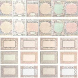 Healeved 60 Piezas Papel Decorativo para Scrapbook con Estampados Retro Material para Collage y Fondos de Cuaderno para Decorar y Forrar Libretas Manualidades