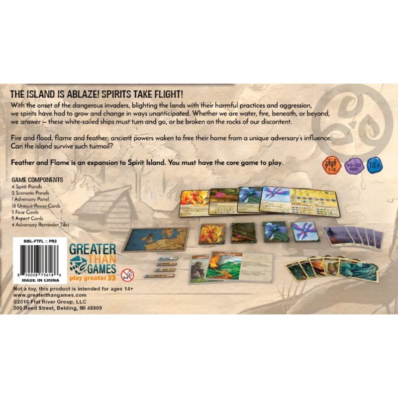 Greater Than Games | Spirit Island: Feather & Flame -