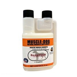 EQUI-SPAZ Muscle Dog - Natural Anabolic Muscle Builder with Creatine, Rice Oil, D-Phenylalanine & L-Isoleucine - Boosts Strength, Recovery, & Lean Muscle Mass