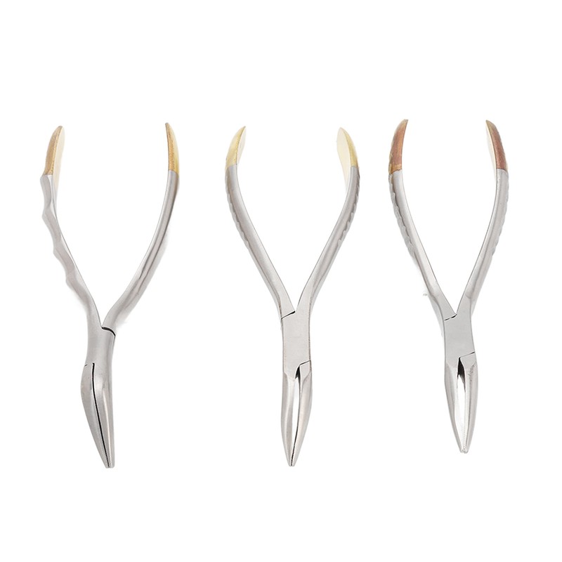 3pcs Dental Residual Teeth Fragments Extraction Pliers Stainless Steel Residual