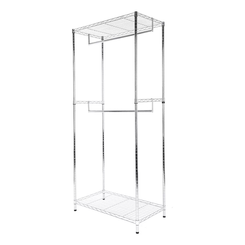 Home Organizador Closet Armable Acero Inoxidable Uso Rudo