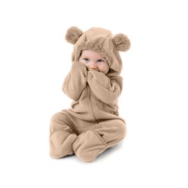 Fleece Baby Bunting Bodysuit – Infant One Piece Kids Hooded Romper Outerwear Toddler Jacket