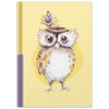 RNKVERLAG 46812 Notebook Owl DIN A5 Dotted with 96 Sheets