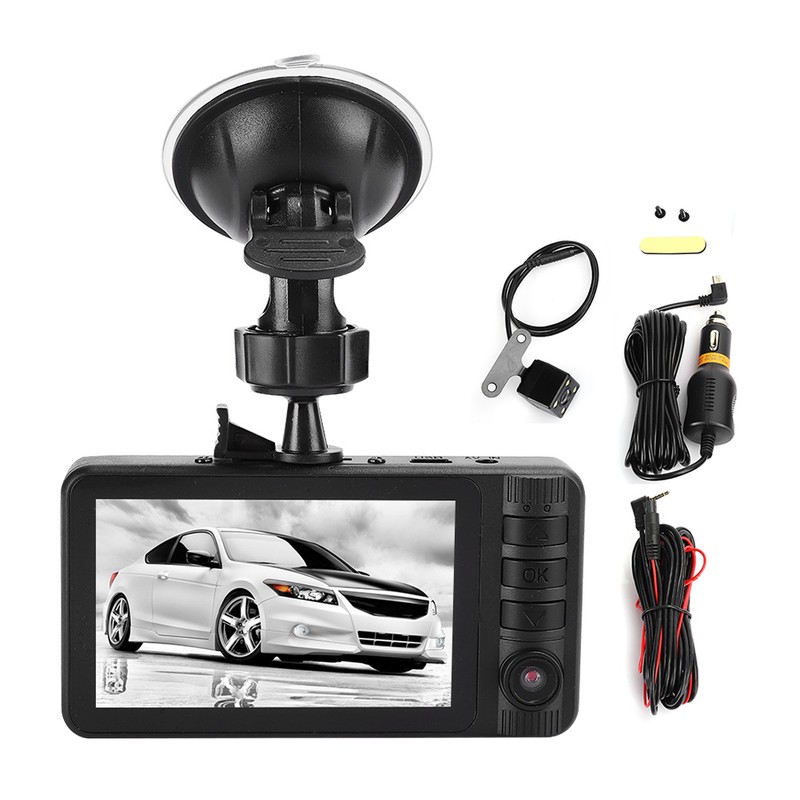 3.2in 1080P Car Video Recorder FHD 170 Degrees Dashboard DVR