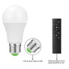 Ambimall 9W LED Light Bulbs with Remote Control, Stepless Dimmable