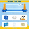 KIDDITOY Pool Volleyball Net, Pool Volleyball Set for Inground with