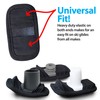 Top Glides GlidePads Walker Ski Glide Covers - Black -