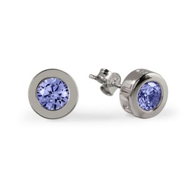 Radley London Cubic Zirconia Set Silver Stud Earrings RYJ1031