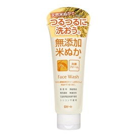 Rosette Additive-Free Rice Bran Facial Cleansing Foam, 4.9 oz (140 g) x 4 Packs