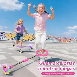 Bola de Tobillo para Niños, con Contador, Temporizador y Calculadora, Colorida Rueda Intermitente, Juguetes Pelotas para Niñas y Niños, Juguetes Depor