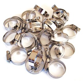 Goliath Industrial Tool 25 GOLIATH INDUSTRIAL STAINLESS STEEL HOSE CLAMPS 1" - 1-1/2" SSHC112 25MM-38MM