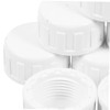 BESPORTBLE 20 Pack PVC Pipe End Cap Plug Leakproof Sprinkler