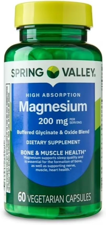 Suplemento Diet tico de Magnesio para la Salud de los Huesos y