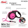 FLEXI Correa Neón Rosa Mediana Cinta