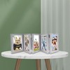5 Folding 4 x 6 Inch Hinged Picture Frame, Wood