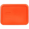 Pyrex 7210-PC 3-Cup Pumpkin Orange Replacement Storage Lid - Made