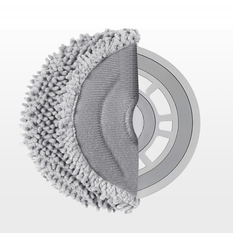 HACOBEST 10pcs Mop Pads for Roborock Qrevo Curve/Roborock Qrevo Edge