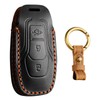 KUNIO Leather Key Case Suitable for Ford Focus Mondeo MK5