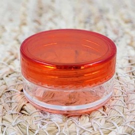 Plastic empty bottle 5g (red) cosmetic cream container 12ea