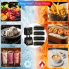 Aliceset 80 Pcs Thank You Insulated Bags for Food Delivery
