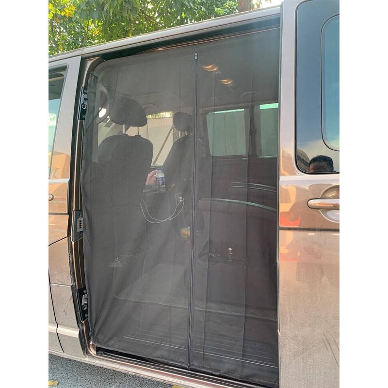 Tailgate Wing Cover Magnetic Fly Screen Large Size 180x150cm Back