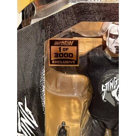 Jazwares SHOP AEW EXCLUSIVE UNRIVALED #10: STING 6" FIGURE LE 1/3000 PRE SALE COMFIRMED