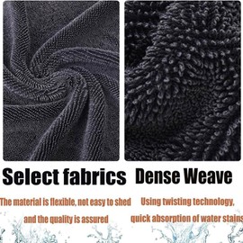 Magicwipe XXL Bathroom Drying Cloth, Shiny Wipes for Car Detailing, Kitchen, Window (5PCS, 40 * 40cm/ 15.75 * 15.75in)