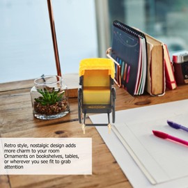 FUZHUI Retro Rickshaw Model - Nostalgic Zinc Alloy Detailed Rickshaw Toy, Desktop Rickshaw Sculpture Car Decorations Metal Models Car Ornaments Exhibits for Home Decor and Office (Gold)