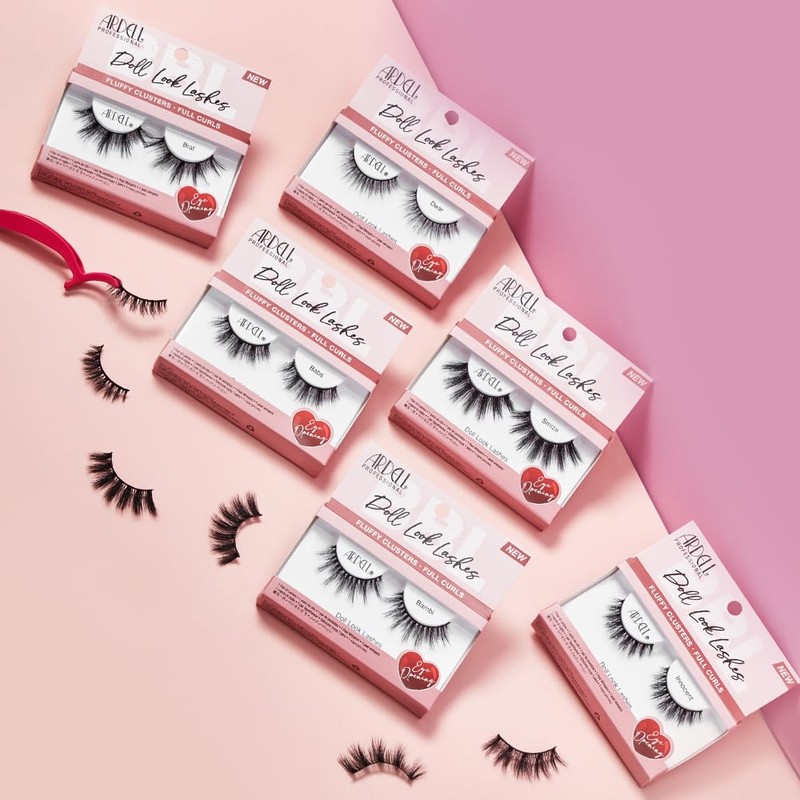 Ardell Doll Lashes Smize - Dramatic Fluffy Volume False Eyelashes,