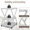 Natwind 3 Tier Printer Stand, 19.7''x19.7'' Large Printer Table with