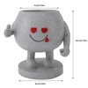 Succulent Pot Adorable Smiling Figure Standing Thumb Up Resin Flower