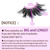 MIKIWI 25mm Lashes, Dramatic 6D Faux Mink Lashes, Fluffy Volume