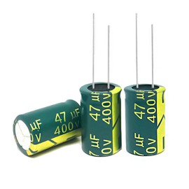 Kuosbiu 10PCS 47UF/400V Electrolytic Capacitor, High Frequency Aluminum Electrolytic Capacitors for Refrigerator, TV, LCD Monitor