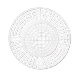 Cousin DIY Plastic Stitching Canvas with Raised Center, 7 Holes per inch 3" 10/Pkg, White (40000718)