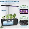 TRECAAN 7 Pods Hydroponics Grow System w/ LED Grow Light,