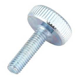 Thumb Screw Knurled Screws, Pack of 5 M5 20 mm Galvanised Flat Knurled Head Screws Made of Carbon Steel, Handmade Thumb Screws for Electrical Appliances, Tools, Cars (M5 x 20 (5pcs))