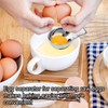 Egg Yolk Separator, Raw Egg Stainless Steel Divider Yolk White
