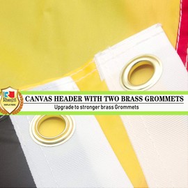 Heavy Duty Germany Flag 3x5 FT,Premium Oxford Nylon German flag, Longest Lasting Deutschland Flagge,Superior Triple Stitching | Quadruple Stitched Fly Ends |Brass Grommets for Easy Display