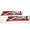 OEM 2pcs 2019-2023 Chevy Silverado Z71 Emblem OEM Fender Gloss