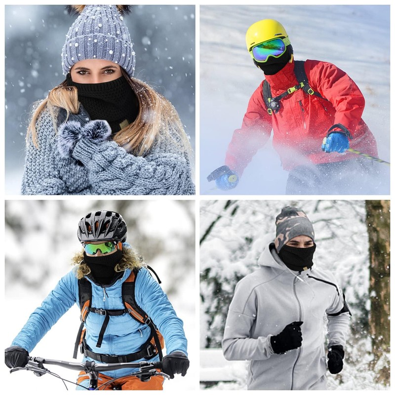 CUBATTY Neck Warmer, Men's, Women's, Winter, Cold Protection, Neck Guard,