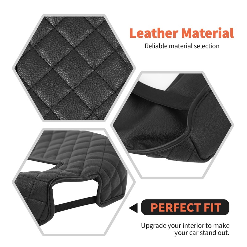 RT-TCZ Center Console Armrest Box Pad Cover Leather for Chevy
