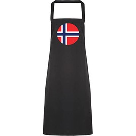 Hippowarehouse Norway Flag Apron kitchen cooking painting DIY onesize adult