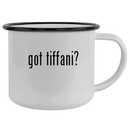 got tiffani? - 12oz Camping Mug Stainless Steel, Black