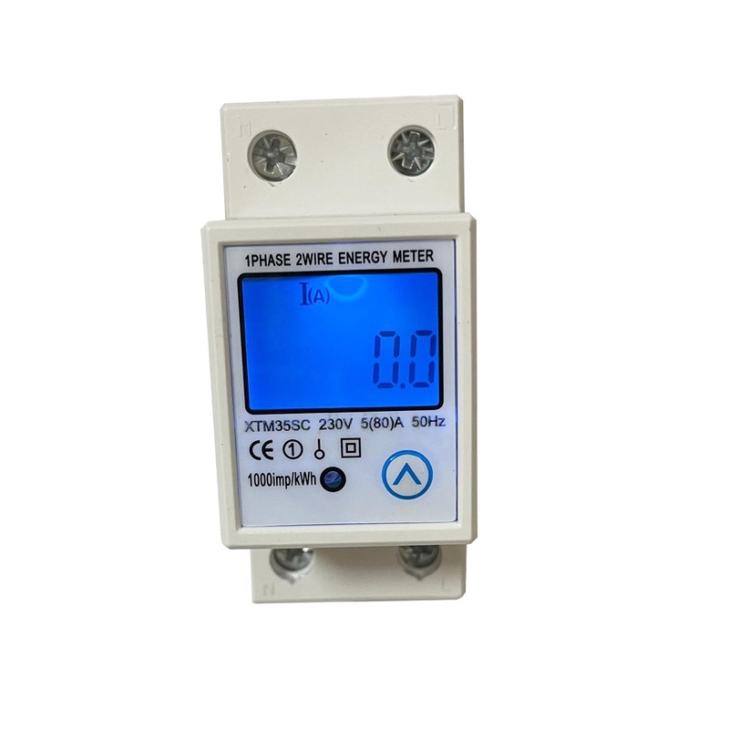 JVJ 5(80) A LCD Digital Electricity Meter, AC Meter, DIN