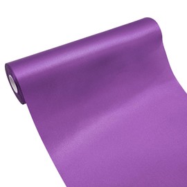 Simplegoal Purple Satin Ribbon 12 Inch 25 Yards Fabric Large Silk Ribbon for Gift Wrapping Cutting Ceremony Kit Grand Opening Chair Sash Table Hair Car Bows Sewing Craft